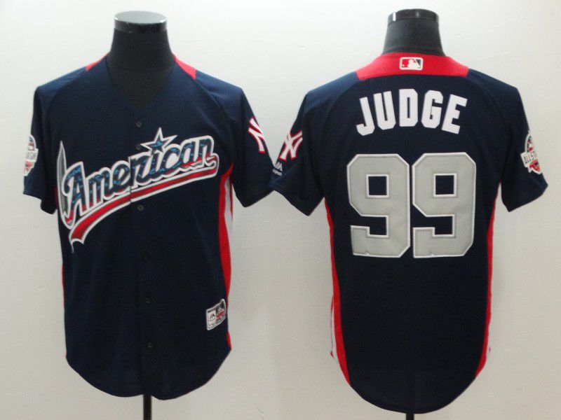 Men New York Yankees #99 Judge Blue All star MLB Jerseys->chicago cubs->MLB Jersey